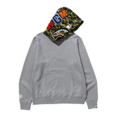 Bape Shark Pullover Hoodie Grey