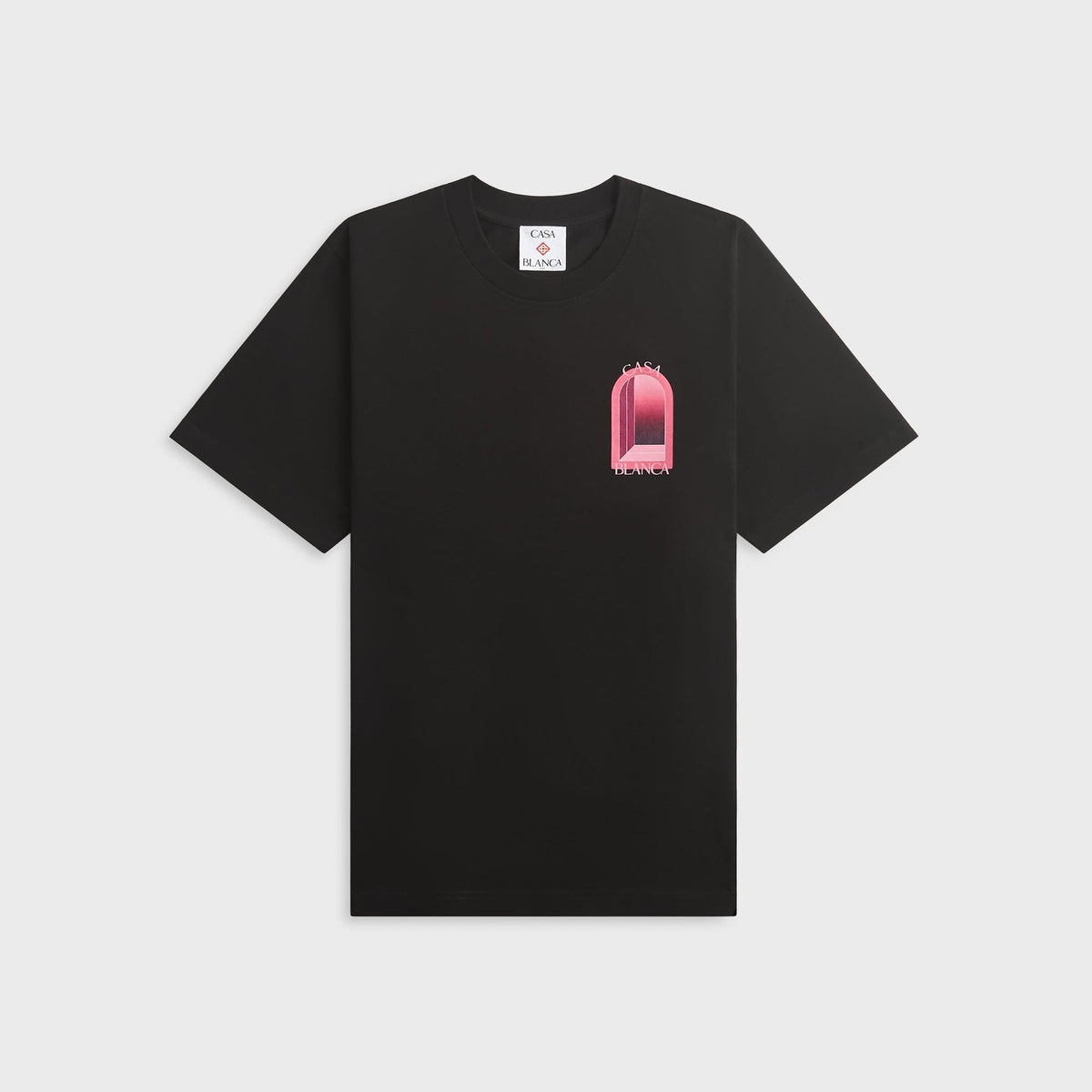 Casablanca Arches Classic T-Shirt Black/Red