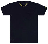 Chrome Hearts Neck Logo T-Shirt Black/Neon Yellow