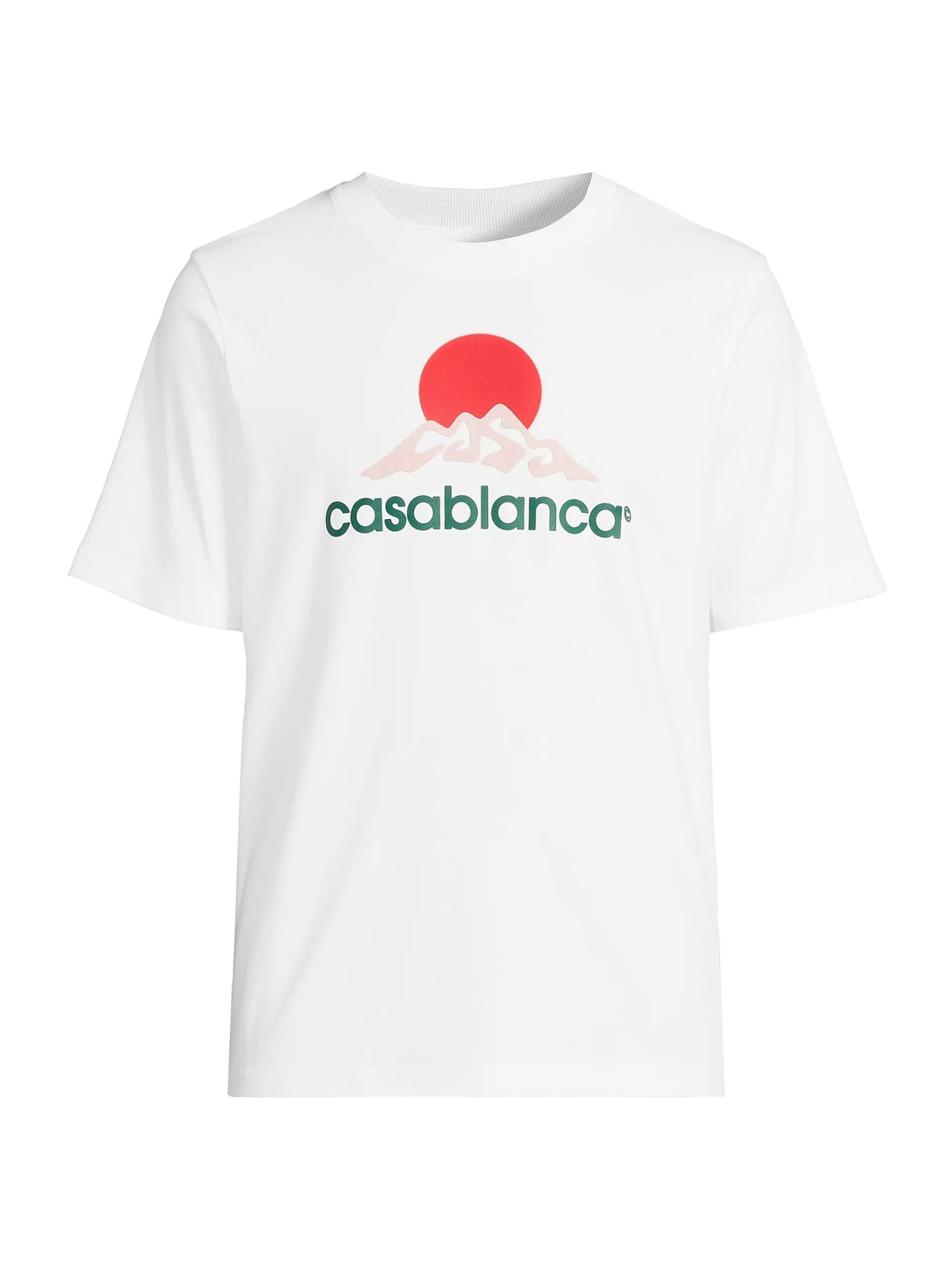 Casablanca Montagne Logo Tee White