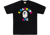 BAPE Neon Camo College Tee Black