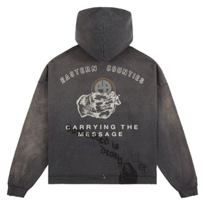 Paly Carrying The Message Zip Hoodie Gray