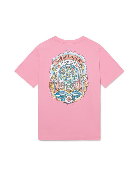 Casablanca Casa Way Skate T-Shirt Pink