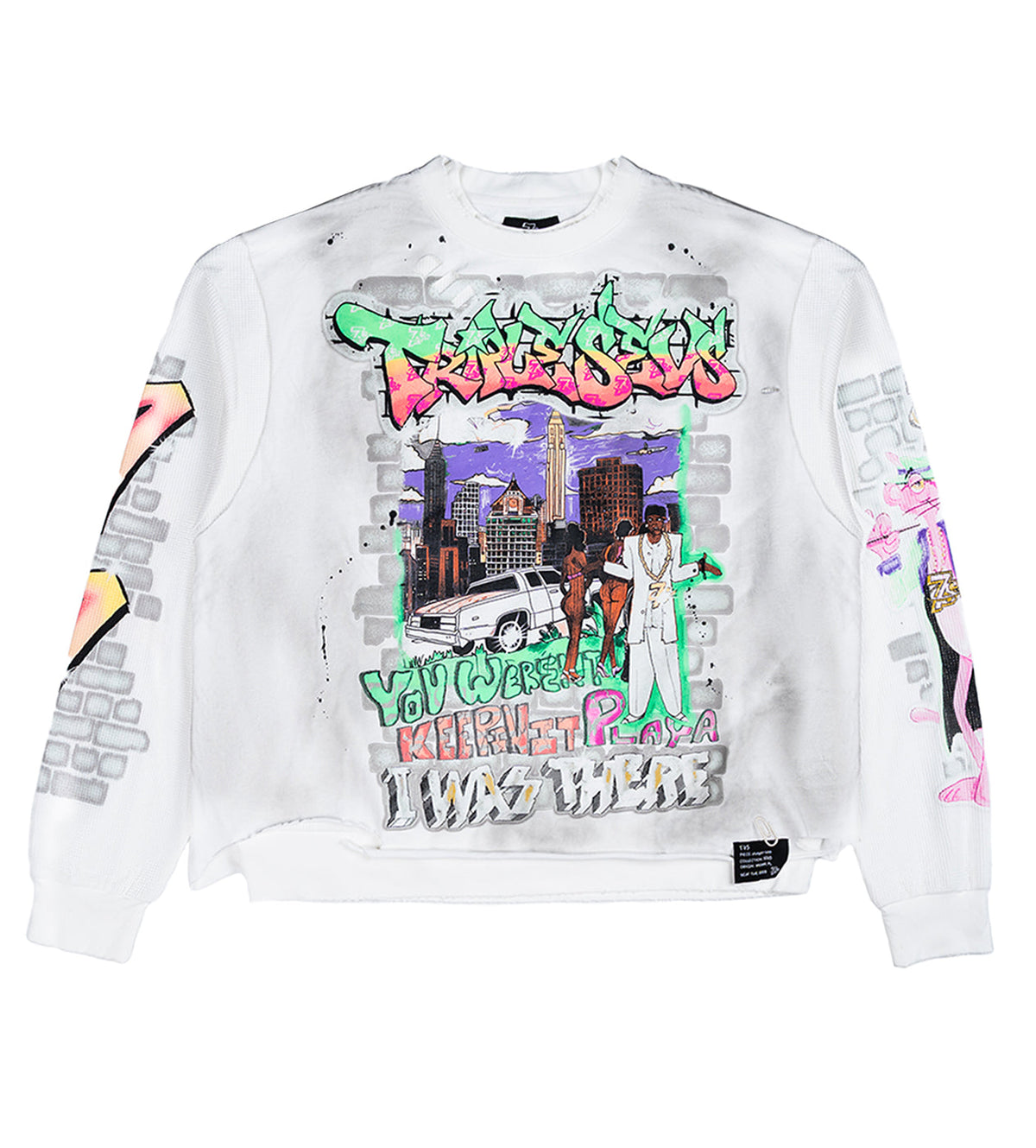 Triple Sevens Player L/S White