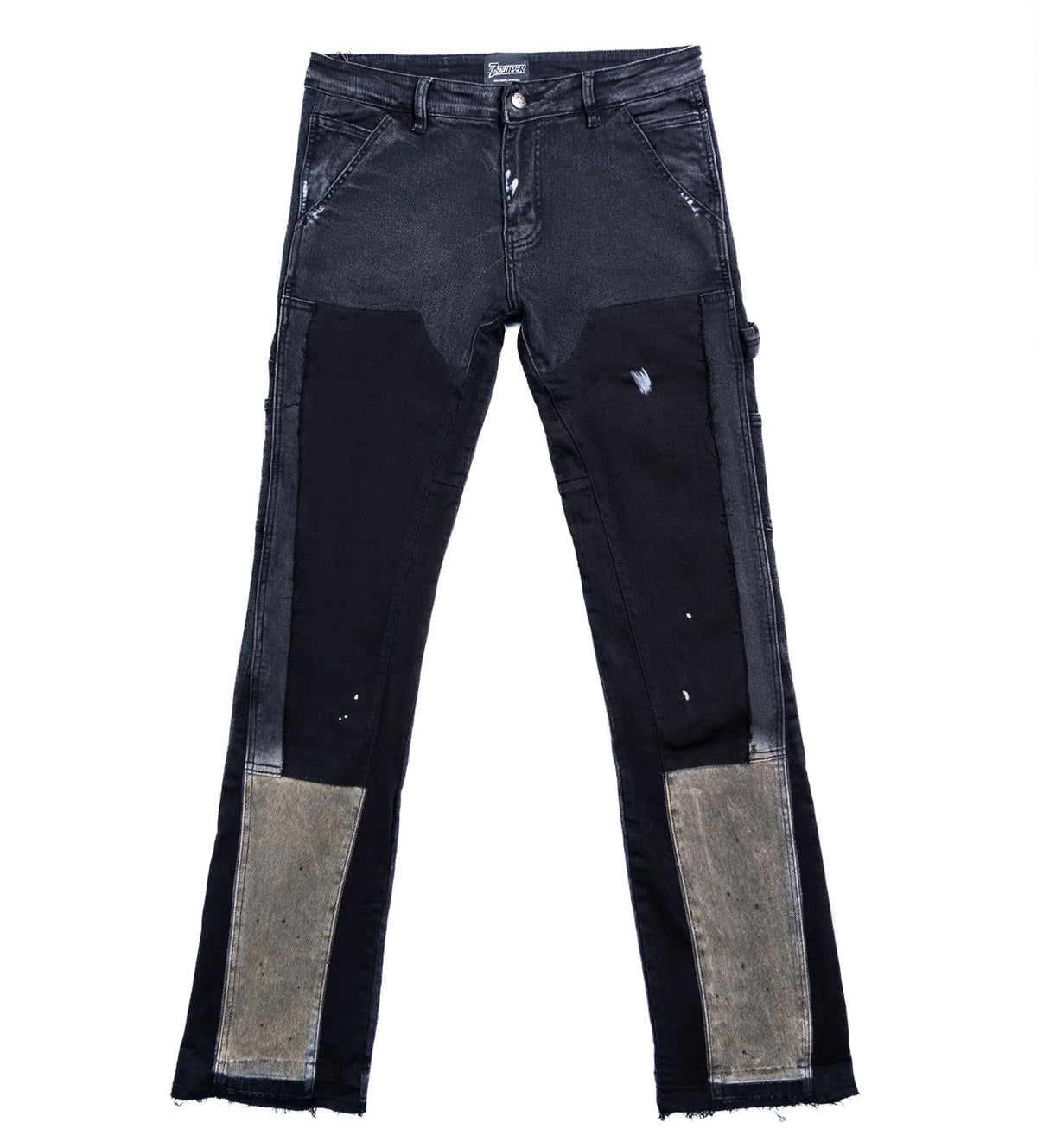 Triple Sevens Sniper Gang Black Flared Denim