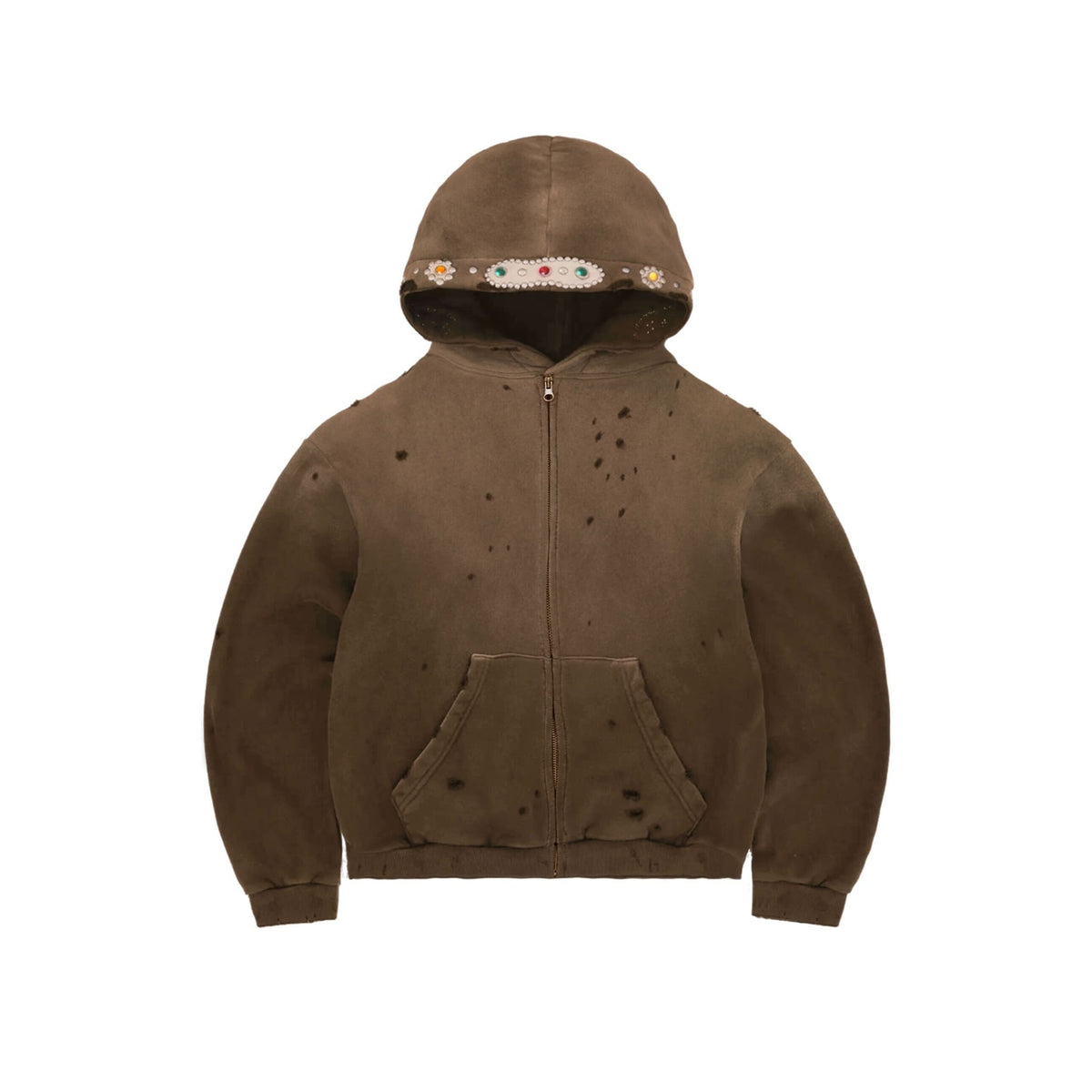 Bravest Studios Brown Sapphire Zip Hoodie