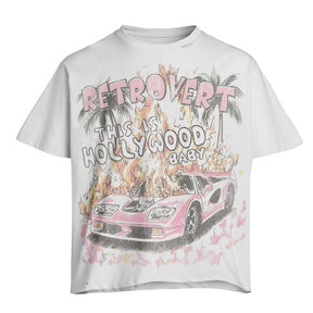 Retrovert Pink Hollywood Tee