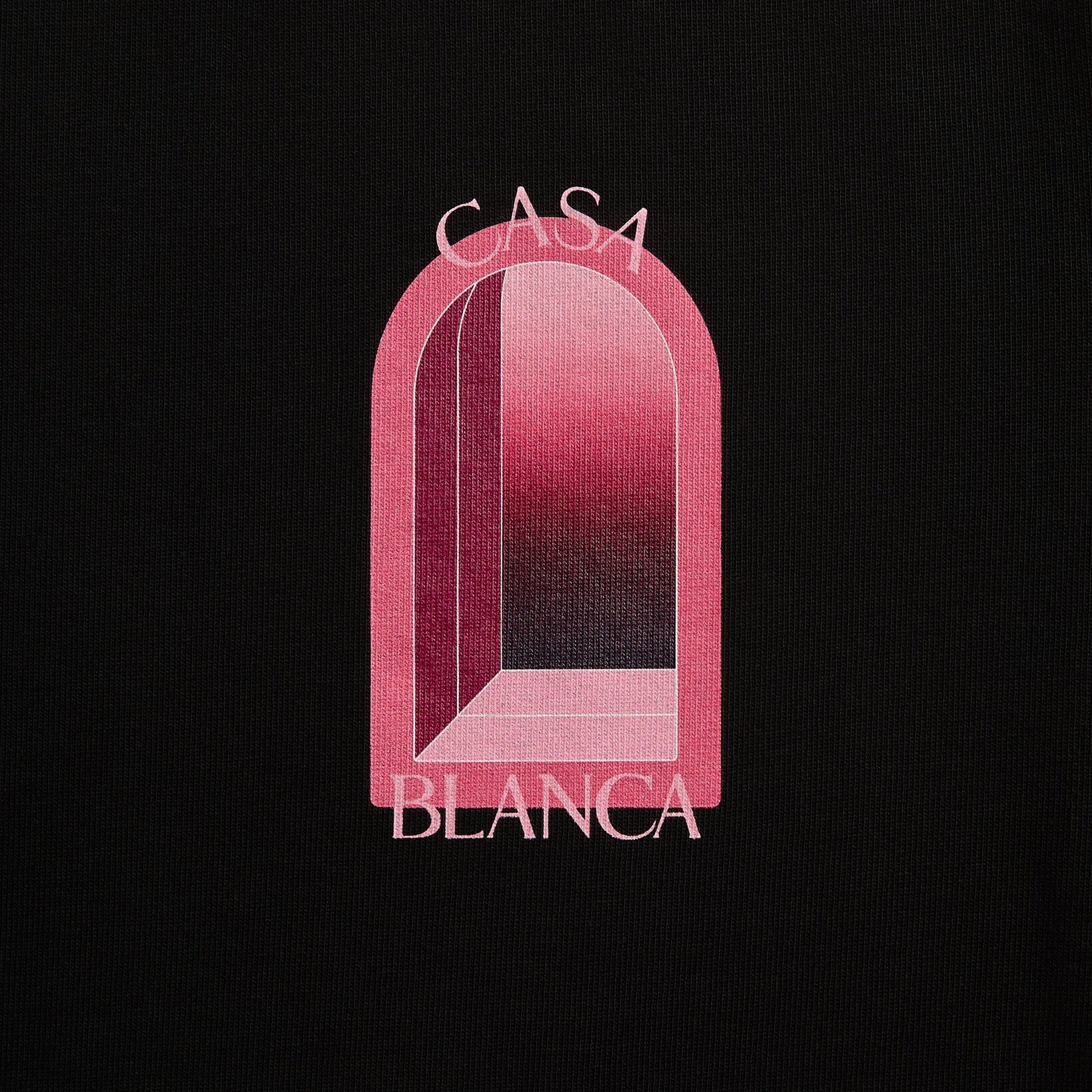 Casablanca Arches Classic T-Shirt Black/Red
