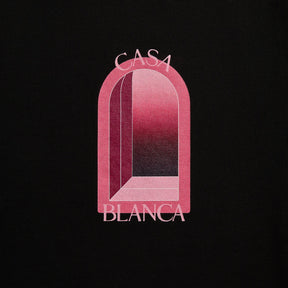 Casablanca Arches Classic T-Shirt Black/Red