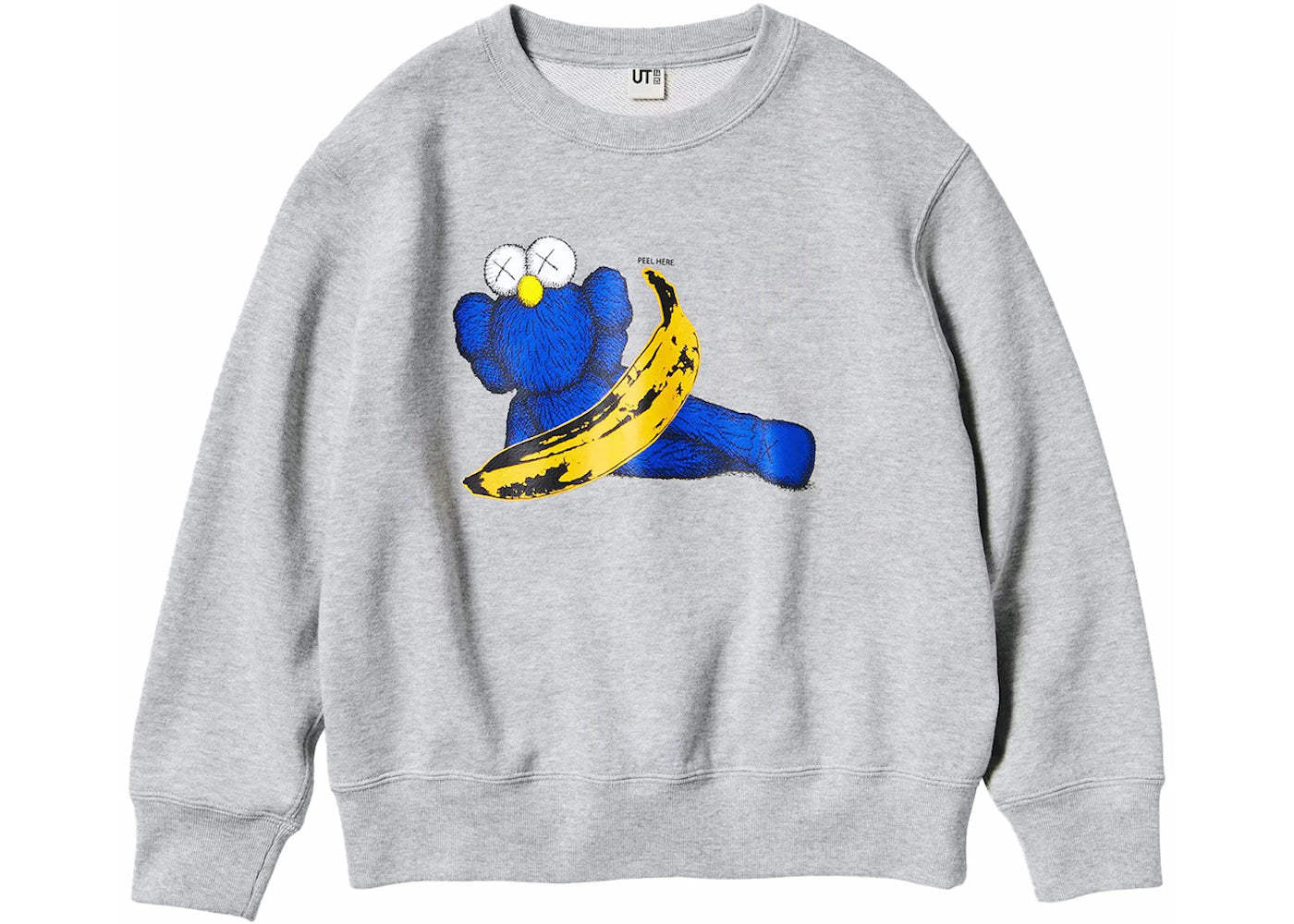KAWS x Uniqlo Warhol Graphic 472951 Sweatshirt Gray