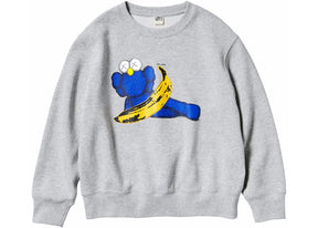KAWS x Uniqlo Warhol Graphic 472951 Sweatshirt Gray