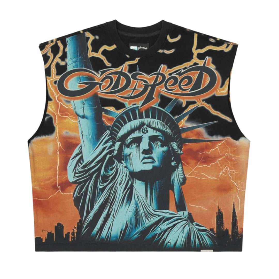 Godspeed Voltage Tee Sleeveless Orange