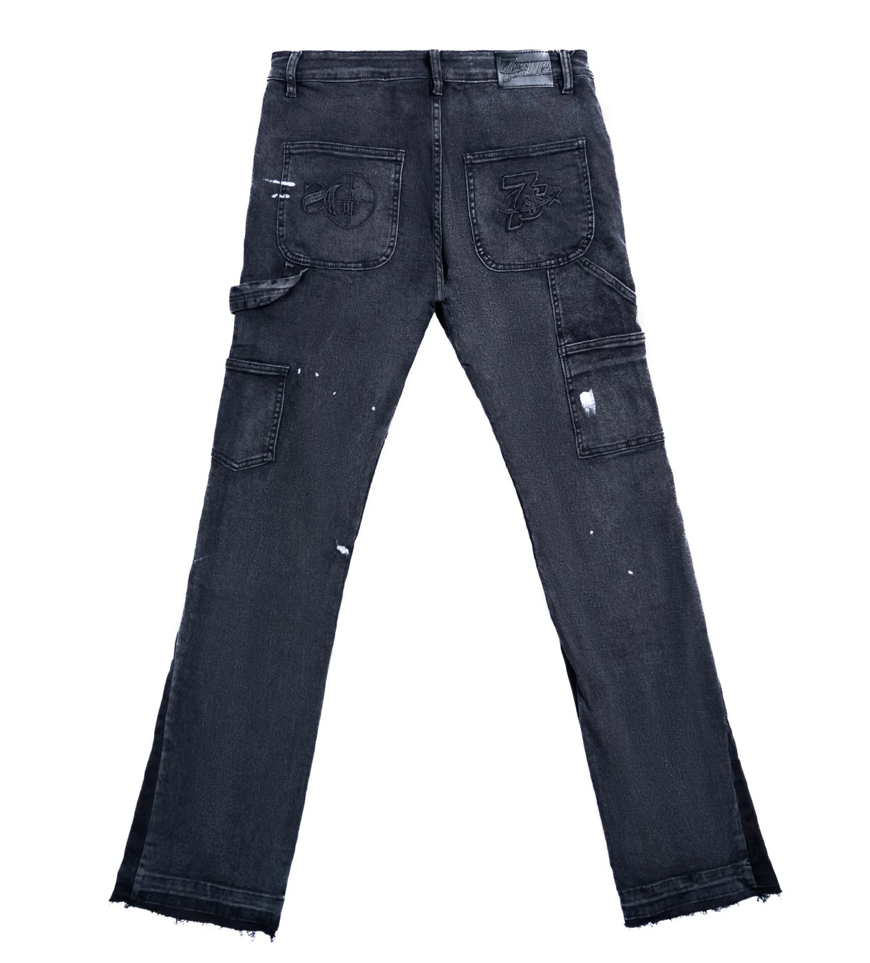 Triple Sevens Sniper Gang Black Flared Denim