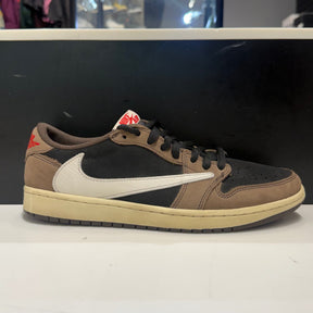 Jordan 1 Retro Low OG SP Travis Scott Mocha Size 9.5 (Heavily Worn Pre-Owned)
