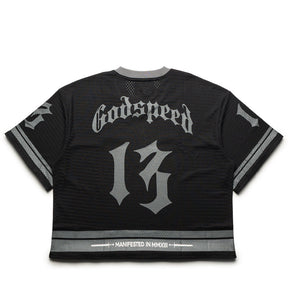 Godspeed First Down Jersey Tee Black Grey