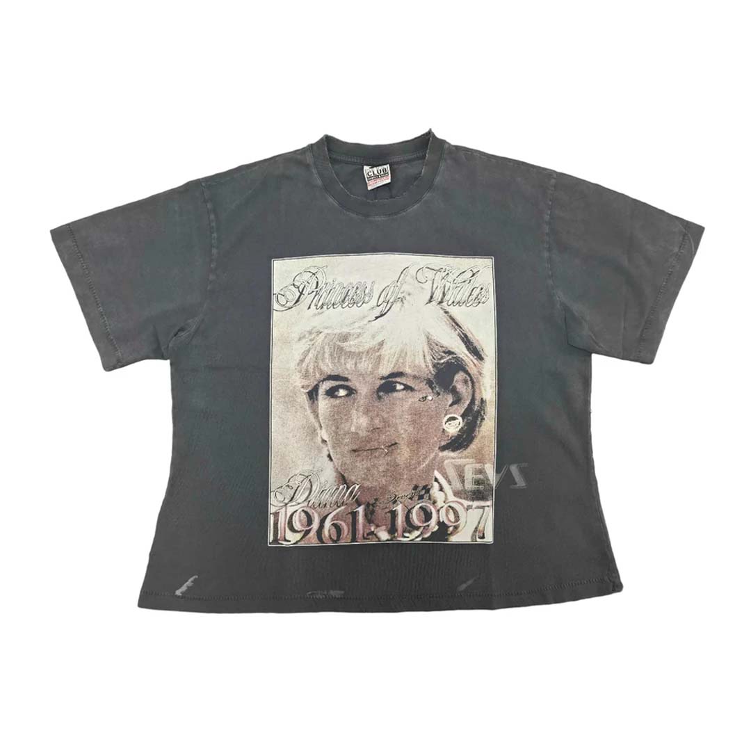 Triple Sevens Diana Grey Wash Tee