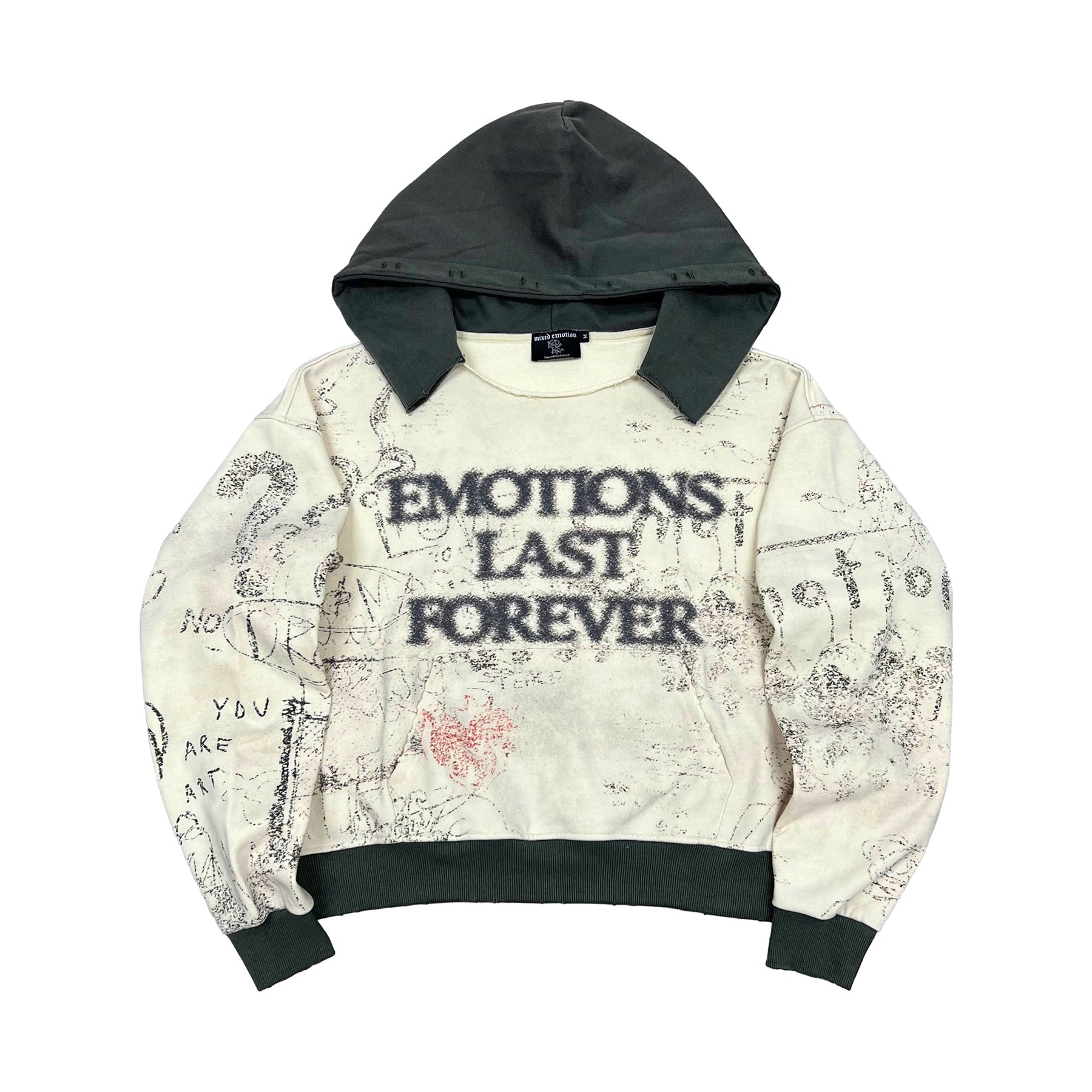 Mixed Emotions Black Last Forever Hoodie