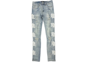 Mixed Emotion Sea Monogram Denim Blue