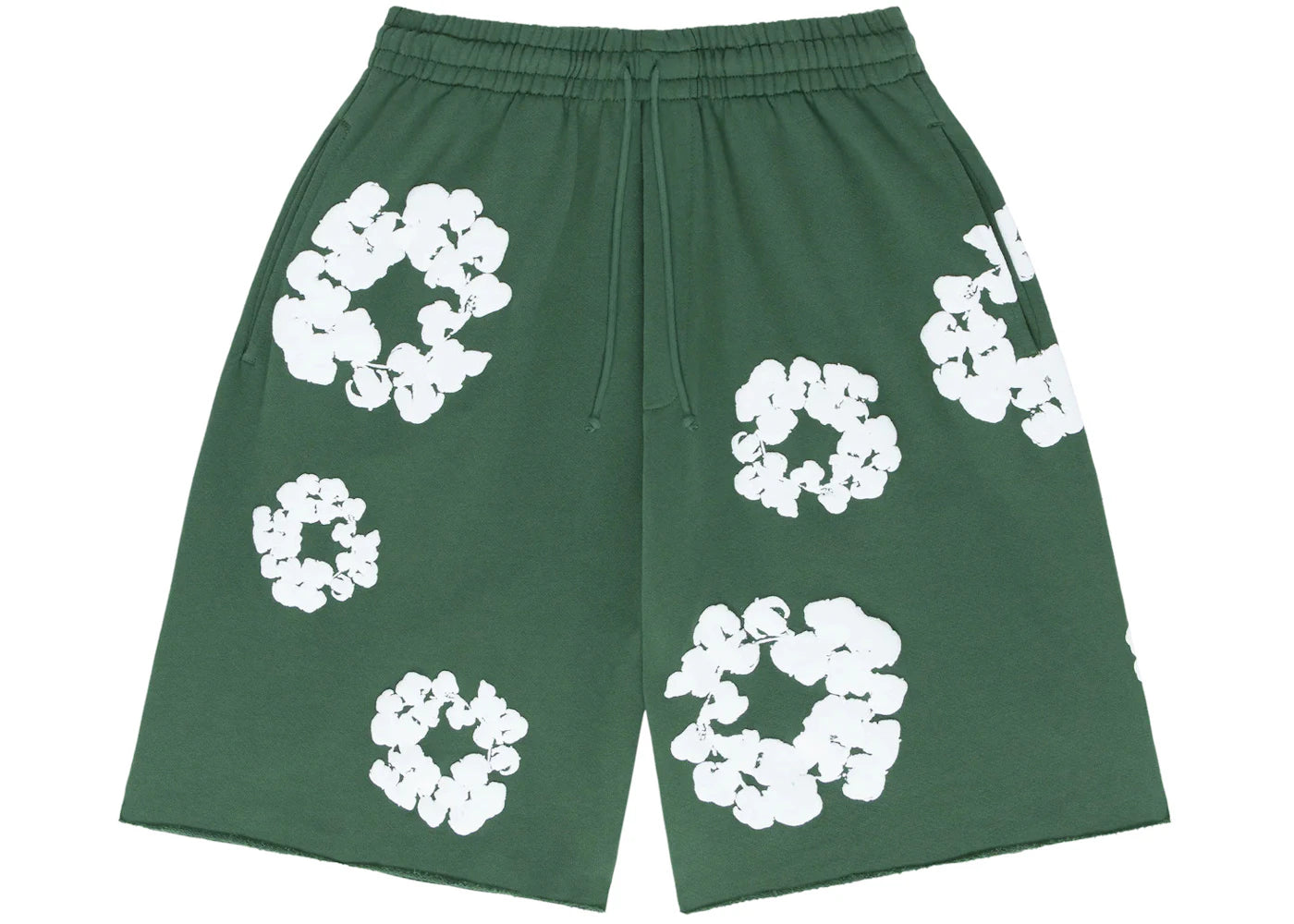 Denim Tears The Cotton Wreath Shorts 'Green'