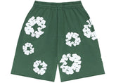 Denim Tears The Cotton Wreath Shorts 'Green'