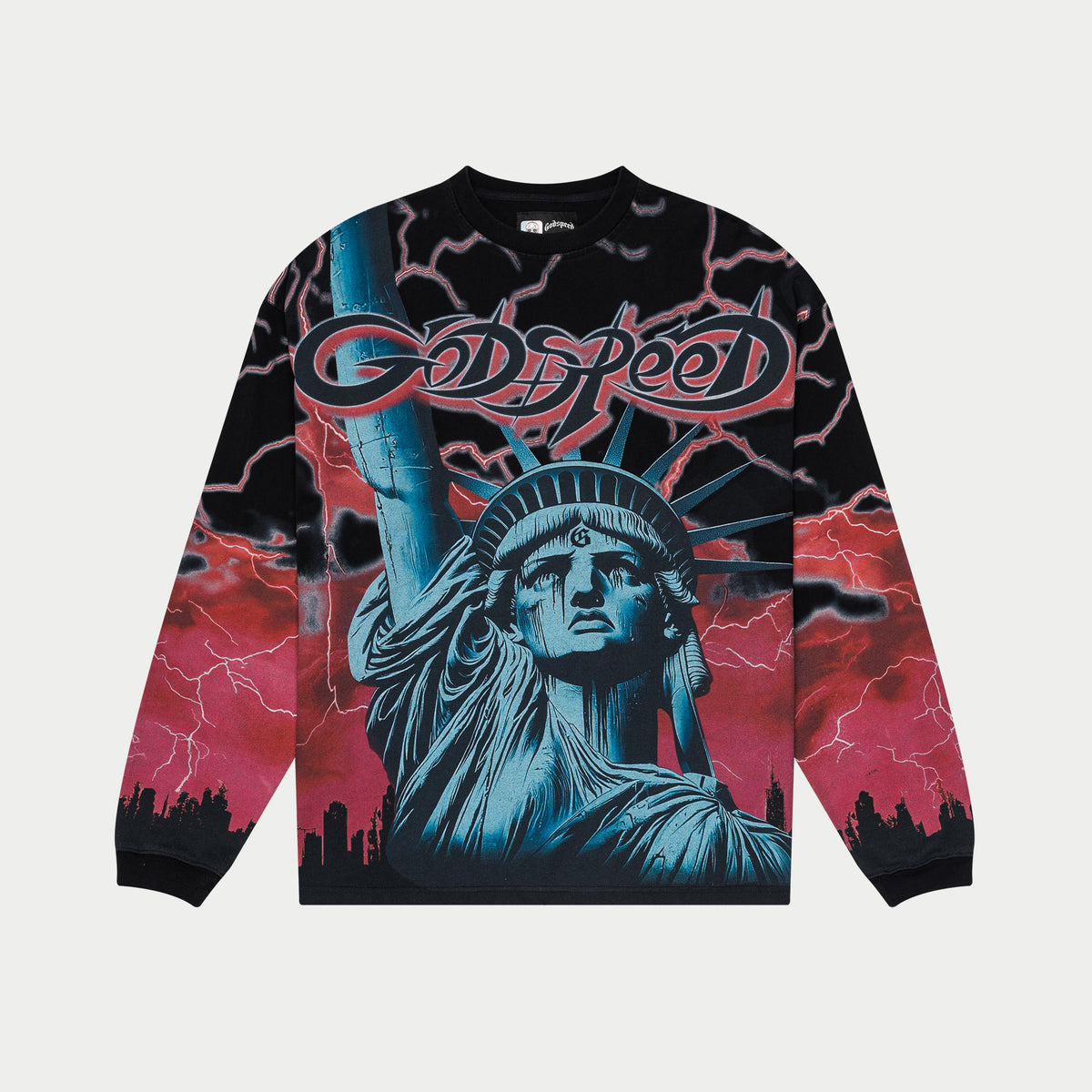 Godspeed Voltage L/S Red Tee