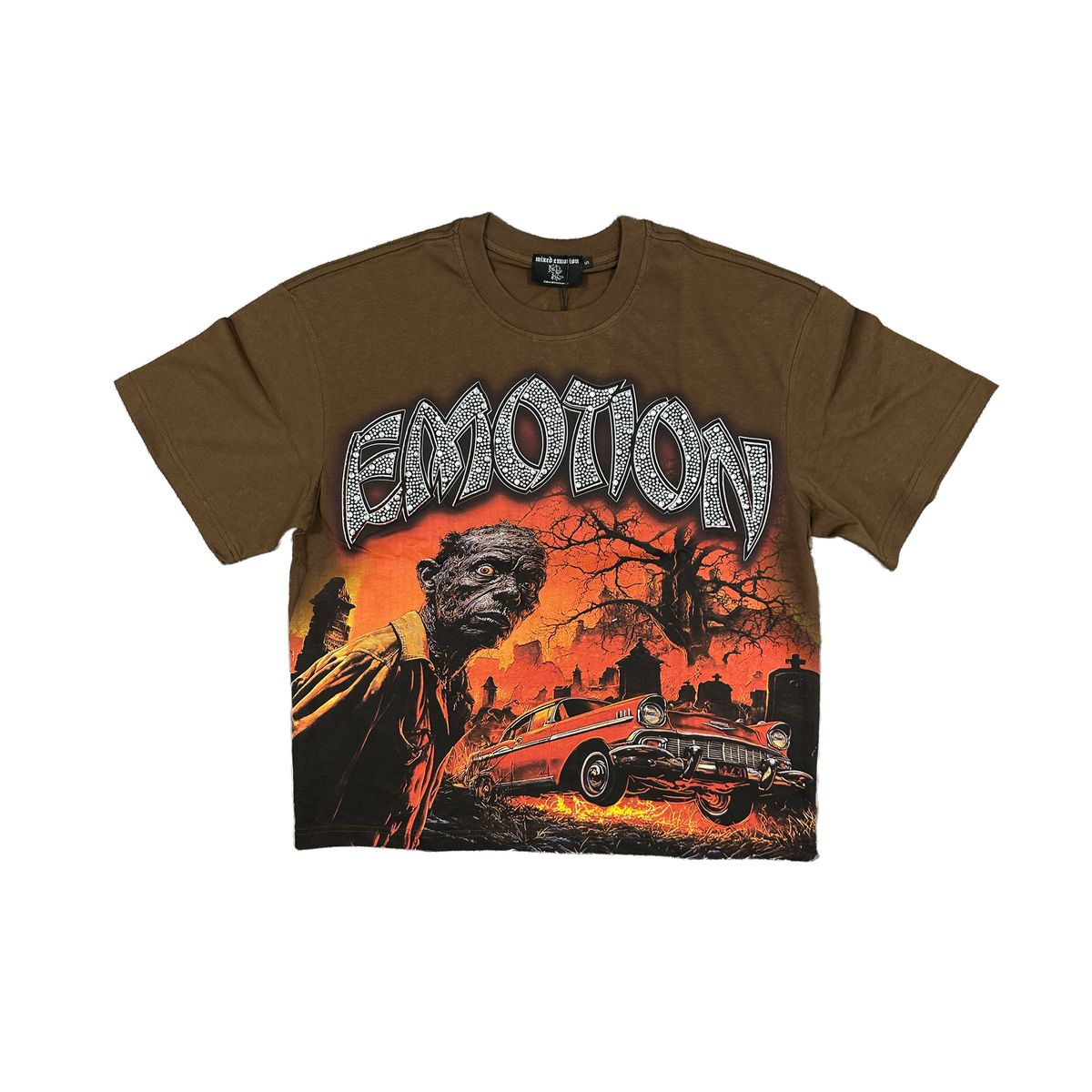 Mixed Emotion Brown Apocalypse Tee
