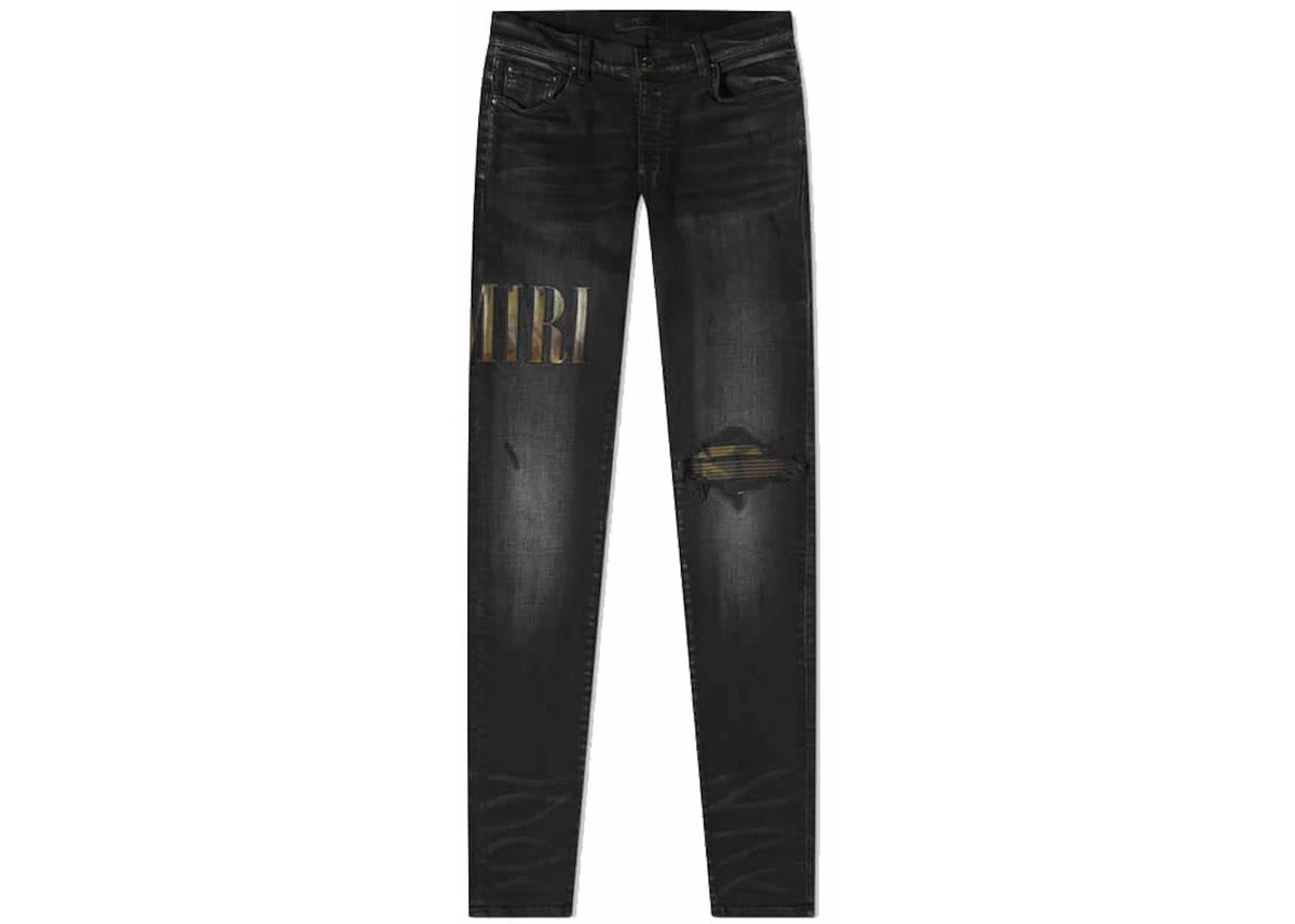 AMIRI Core Applique Jeans Aged Black