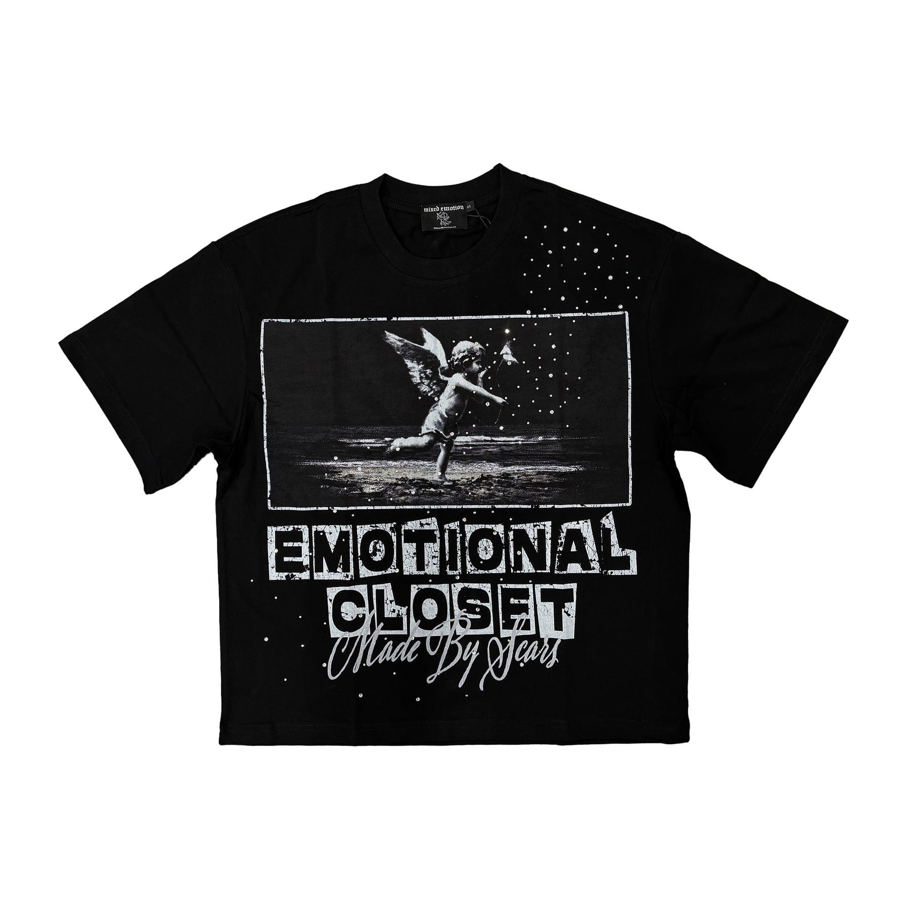 Mixed Emotions Black “Scar” Tee
