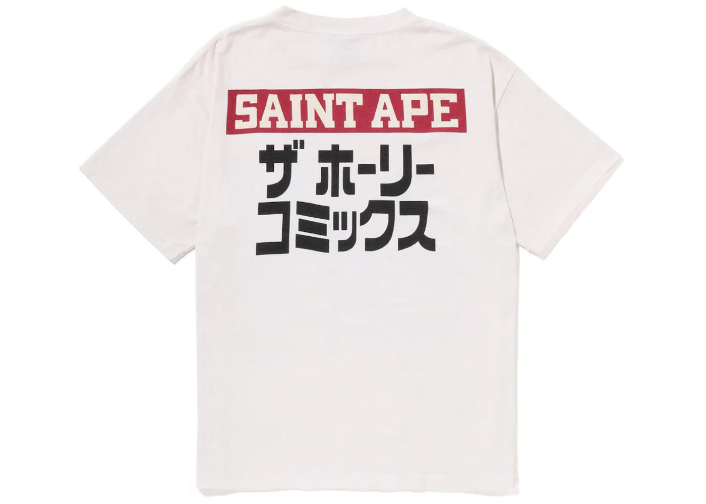 BAPE x Saint Mxxxxxx Squadron Tee Vintage White