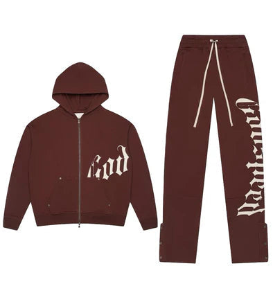 Godspeed OG Logo V2 Sweatsuit Brown