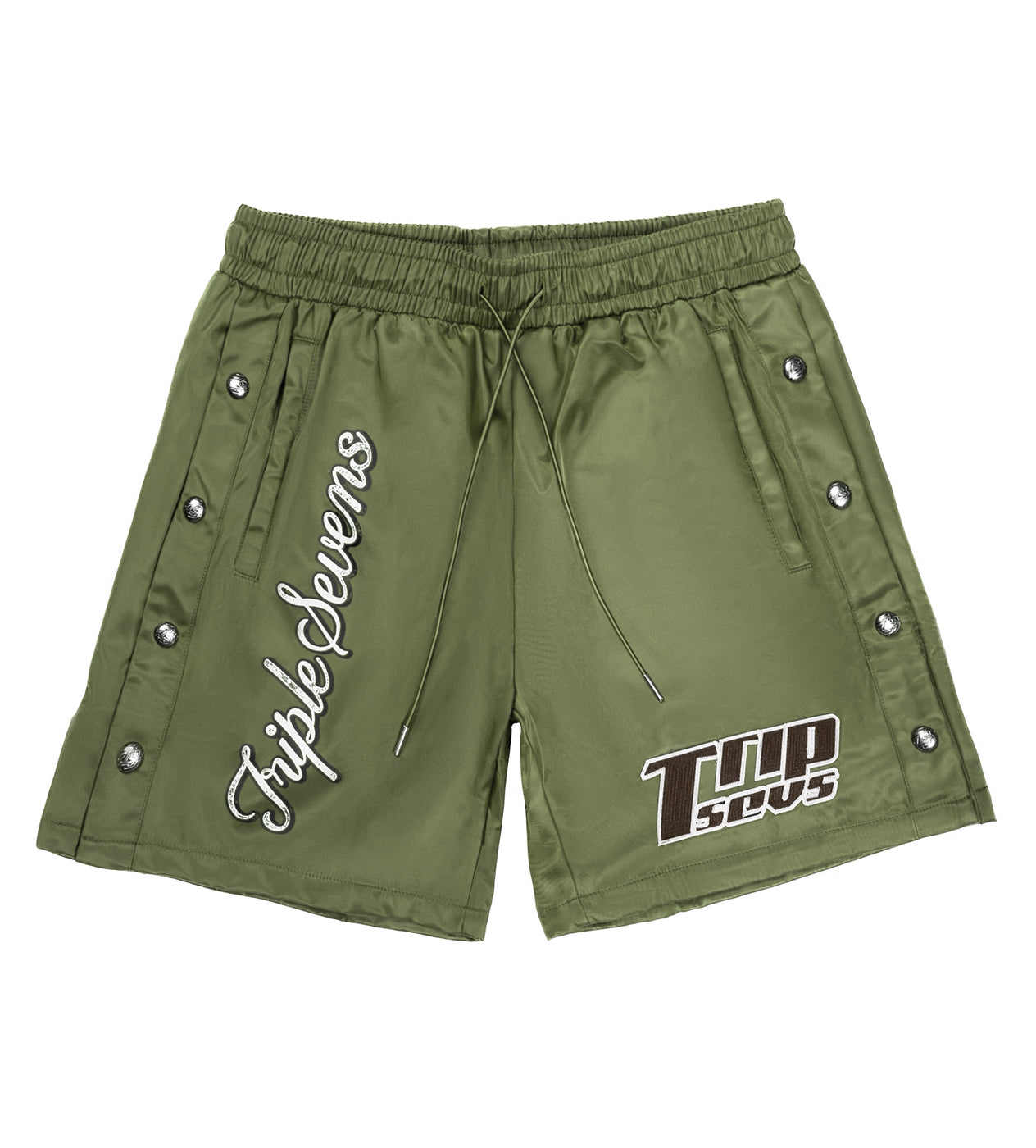 Triple Sevens Nylon Shorts Olive