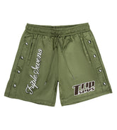 Triple Sevens Nylon Shorts Olive