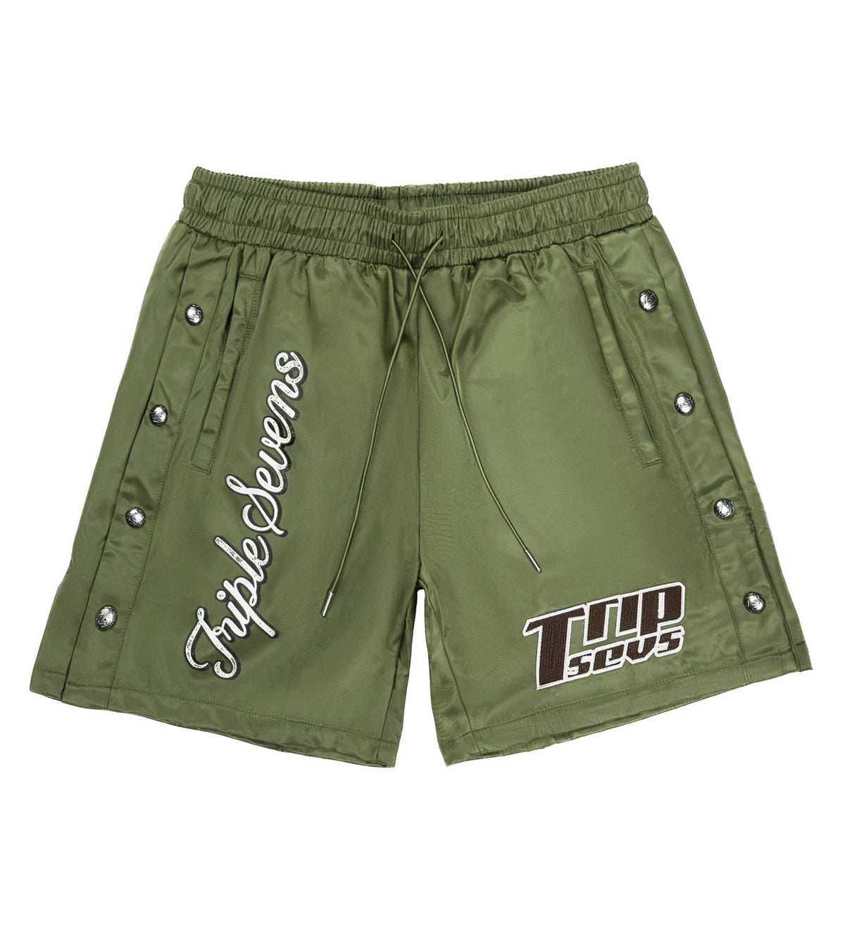 Triple Sevens Nylon Shorts Olive