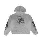 Triple Seven Trap Logo Hoodie Grey