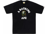 BAPE 1st Camo College Tee Black/Green