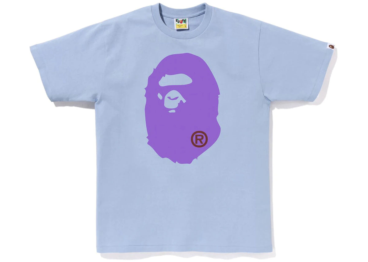 BAPE Colors Big Ape Head Tee (SS23) Sax