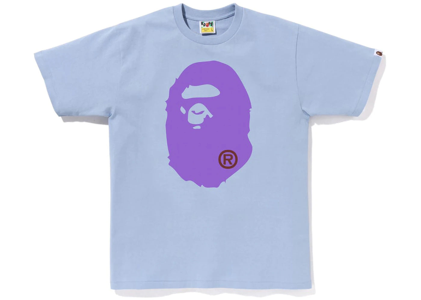BAPE Colors Big Ape Head Tee (SS23) Sax