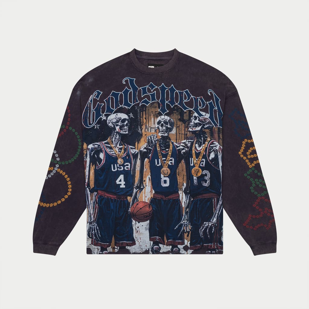 GODSPEED DreamTeam '24 L/S T-Shirt (Vintage Navy)
