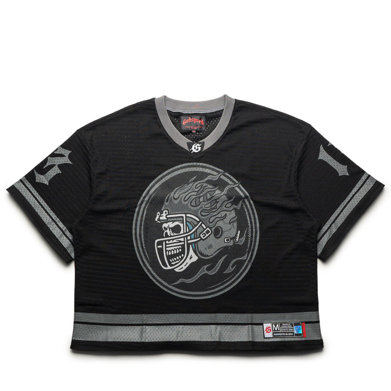 Godspeed First Down Jersey Tee Black Grey