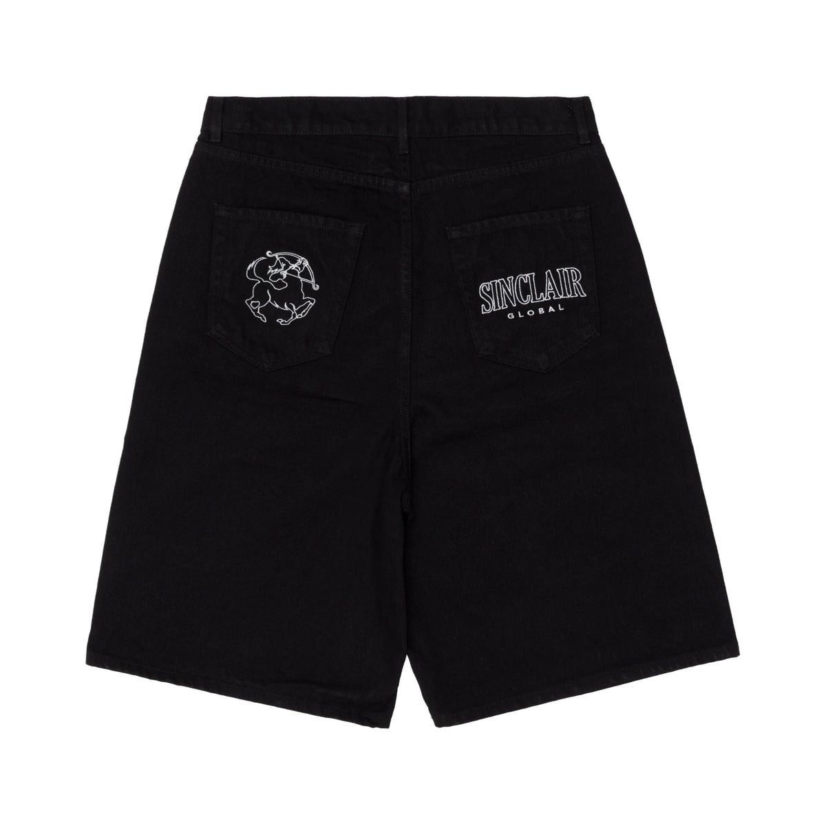 Sinclair Denim Shorts Black