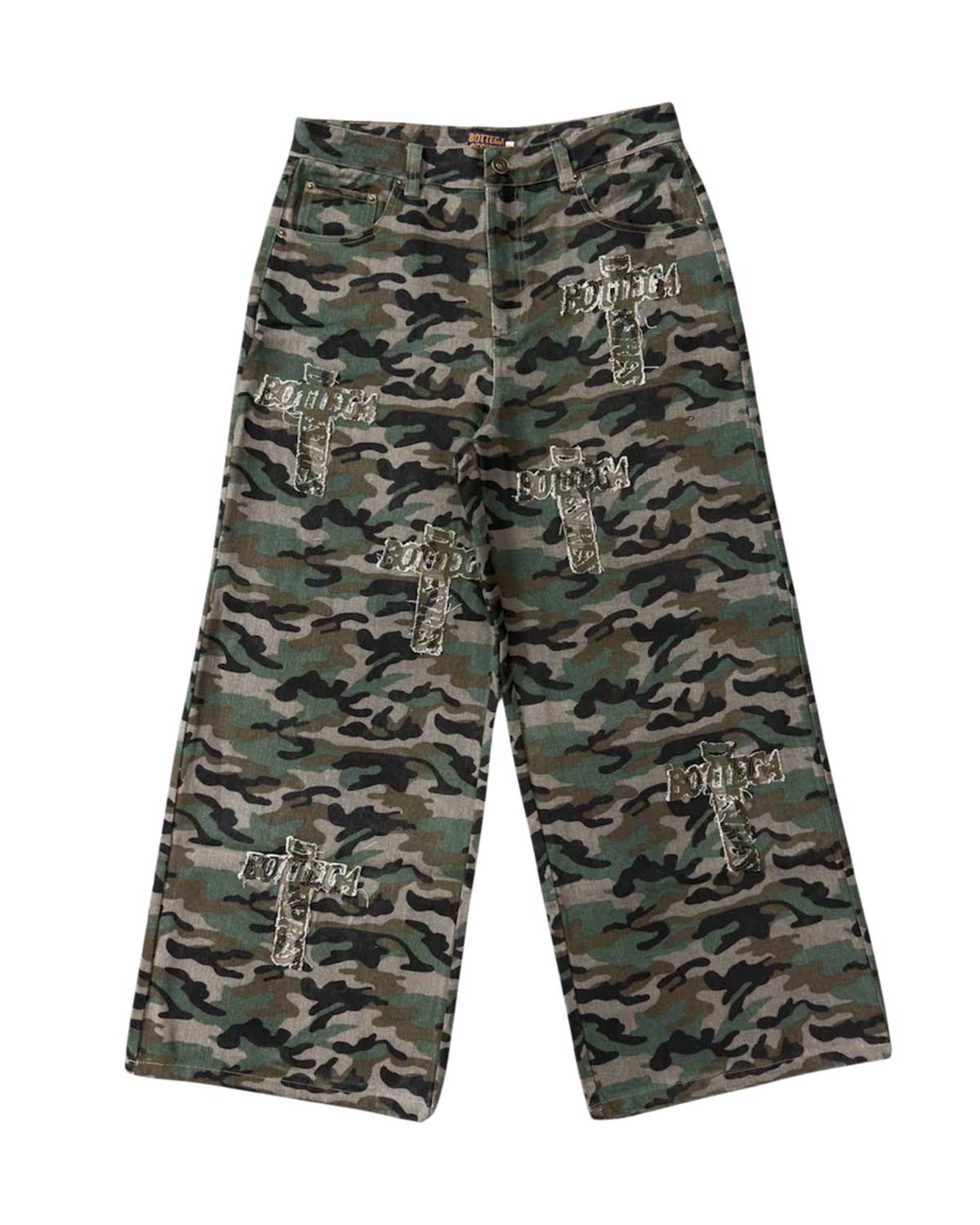 Bottega Desires Holy Grail Denim Pants Camo