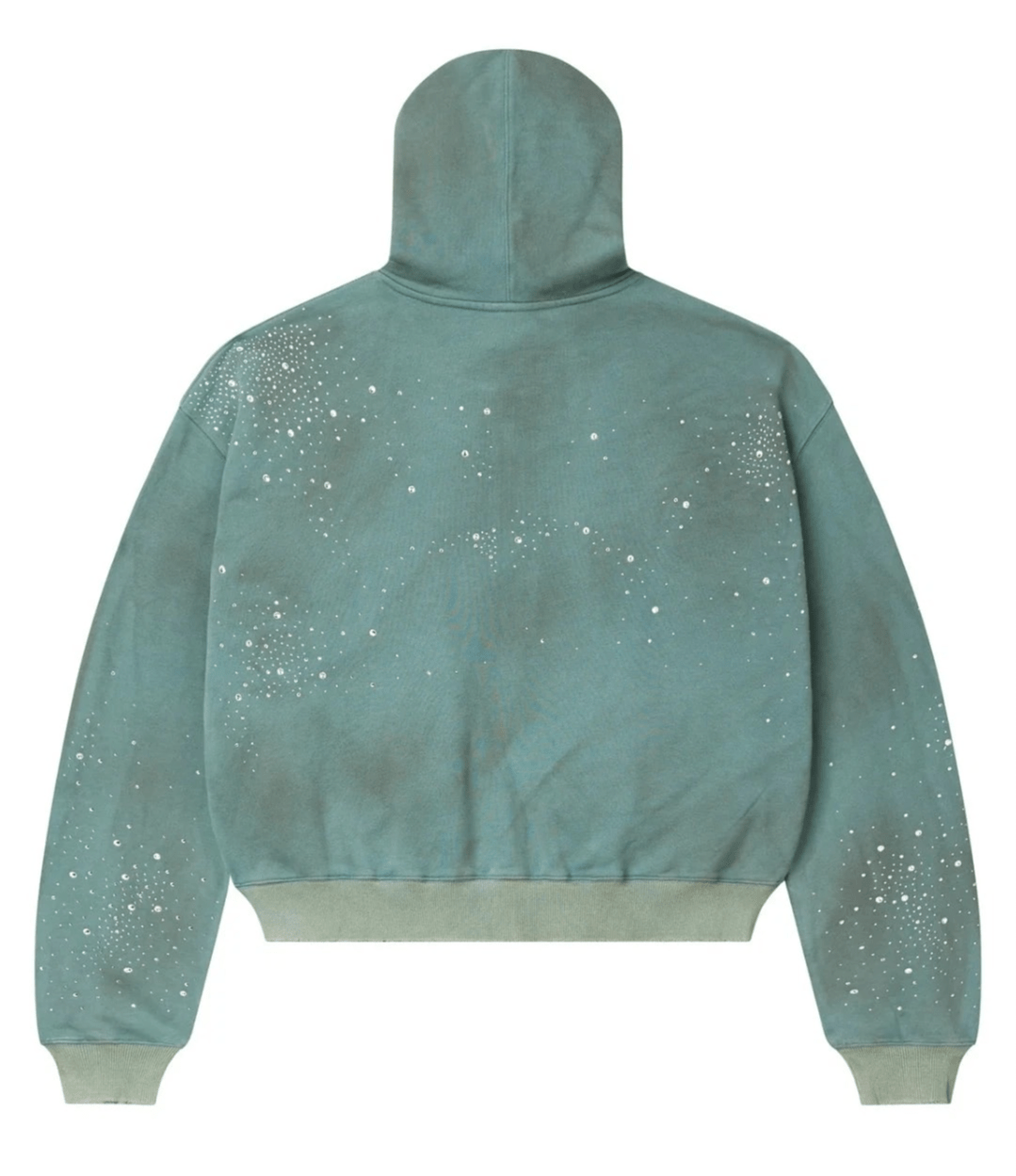Vale Forever Bank Rhinestone Zip Up Hoodie