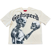 GODSPEED Mankind vs Ai III Tee Bone/Black
