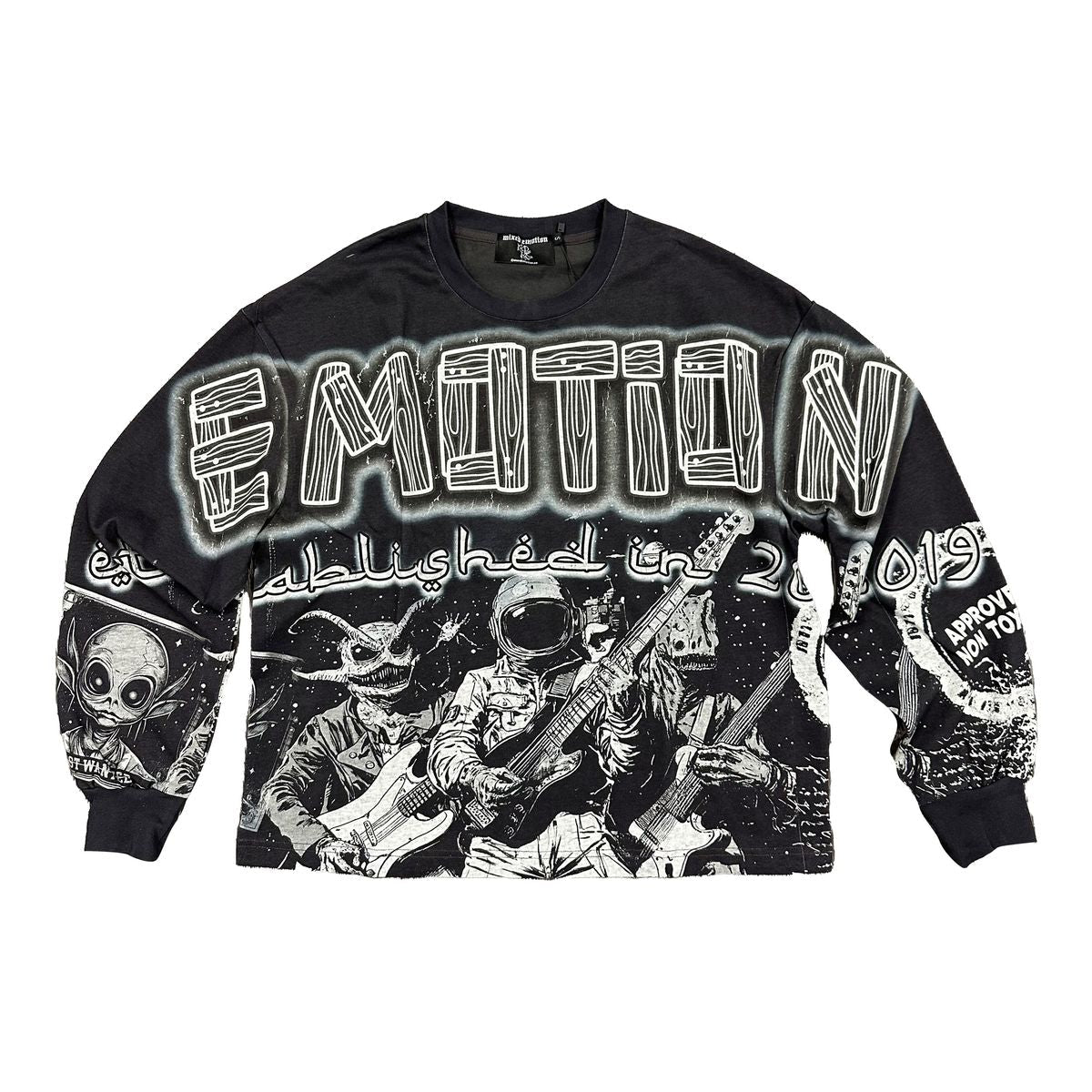 Mixed Emotions 'Astro' L/S Black