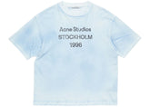 Acne Studios Relaxed Fit Logo T-shirt Dusty Blue