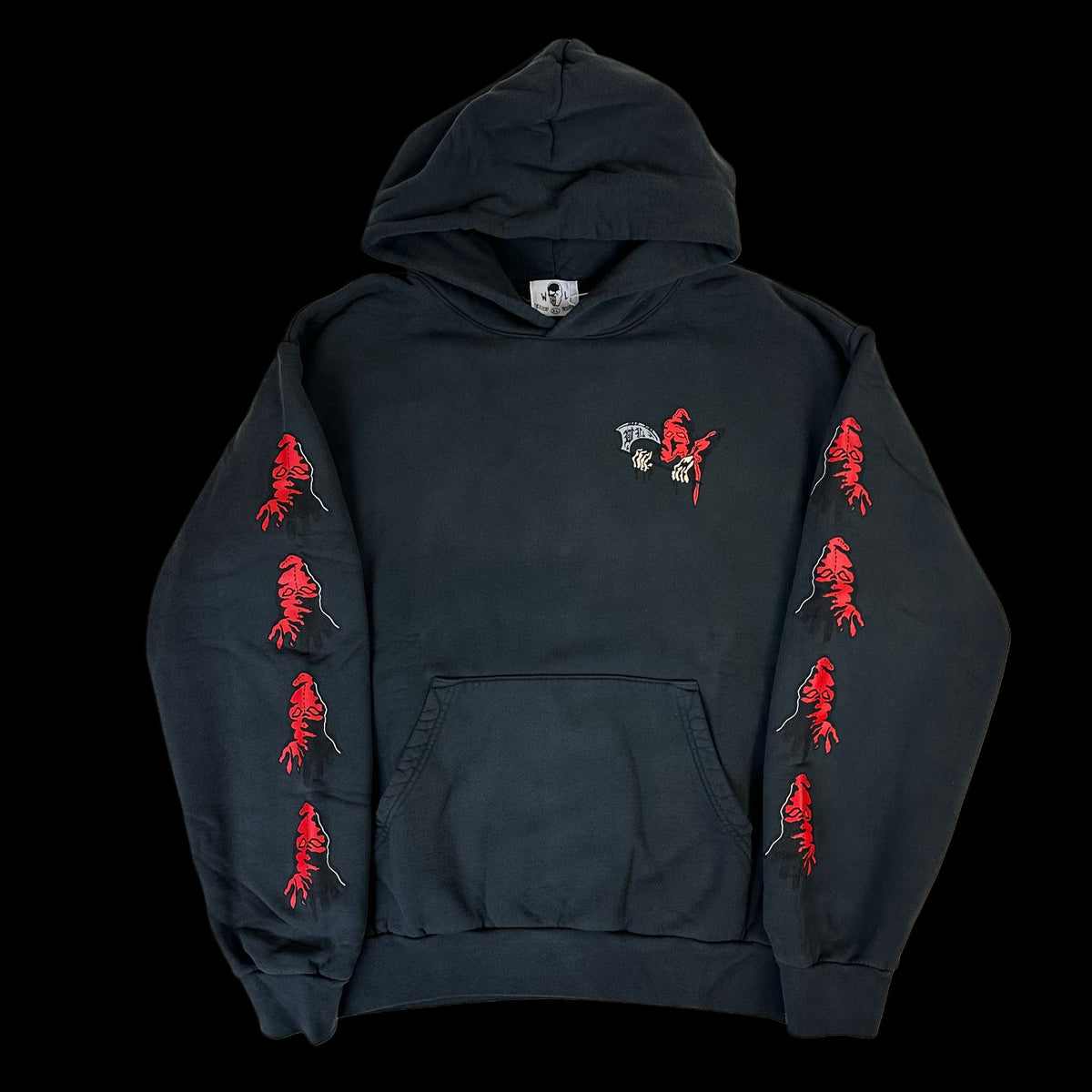 Warren Lotas Bloody Executioner Hoodie Stonewash