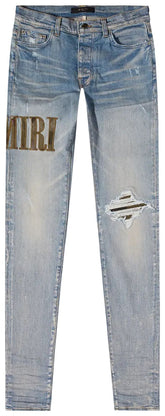 Amiri Core Appliqué Jean "Clay Indigo"