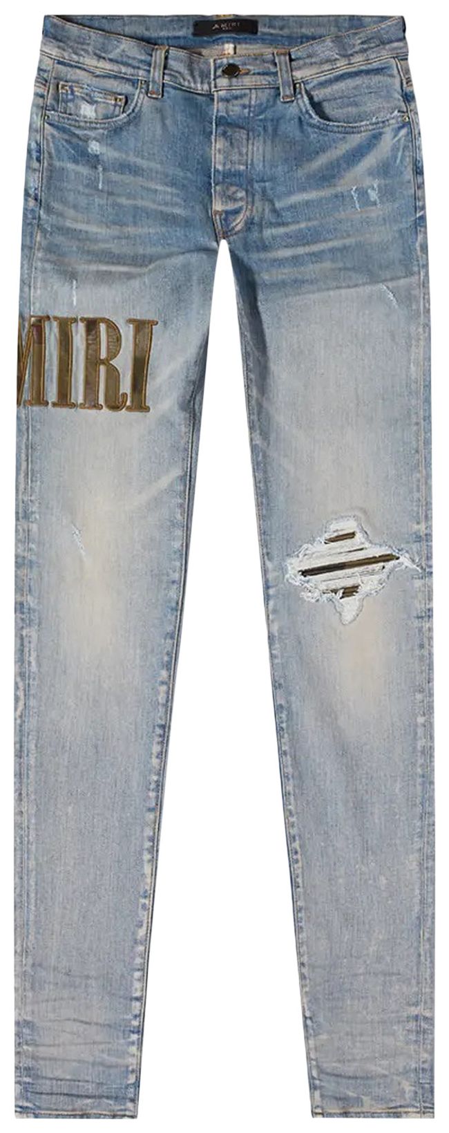 Amiri Core Appliqué Jean "Clay Indigo"