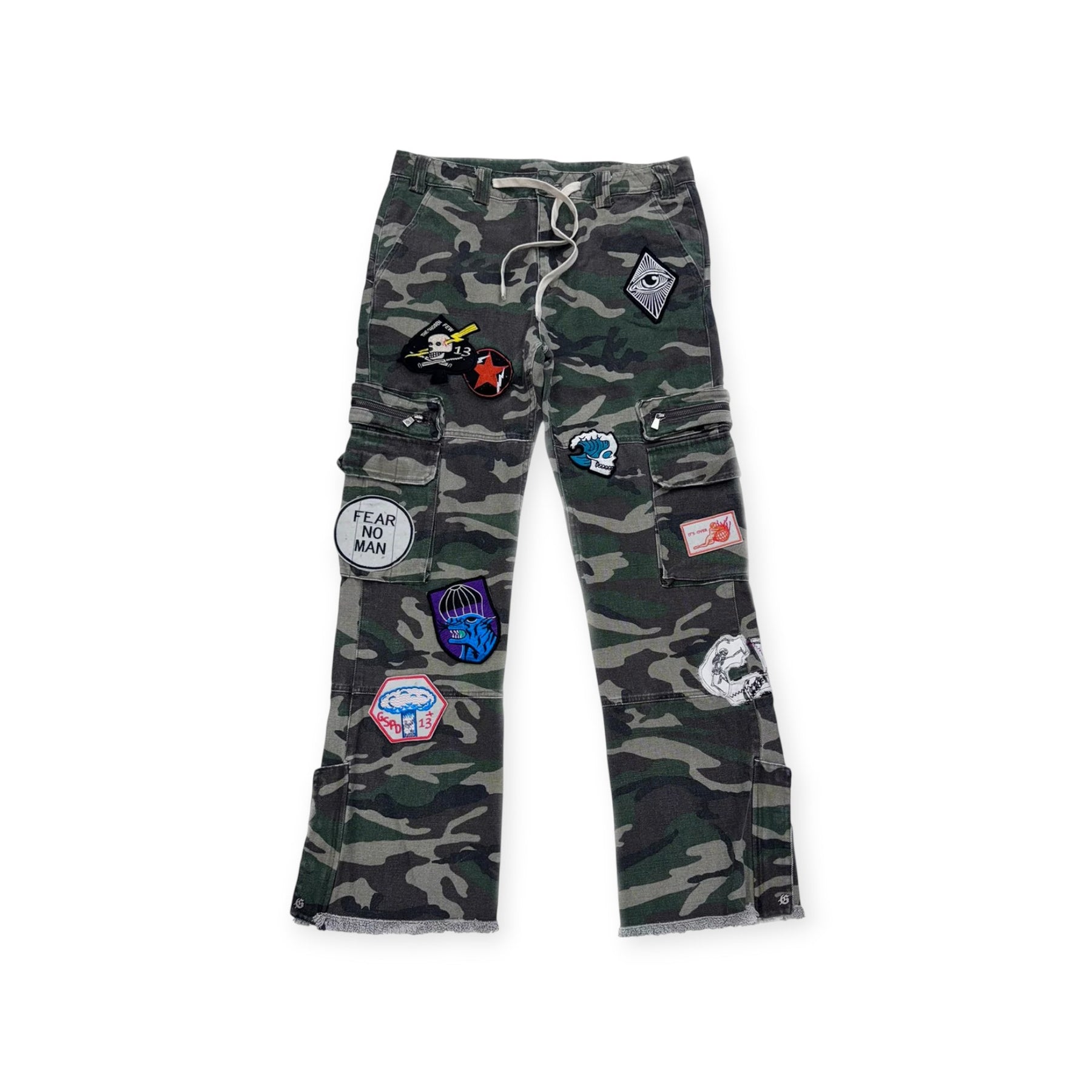 Godspeed Patchwork Flared Cargo Pants