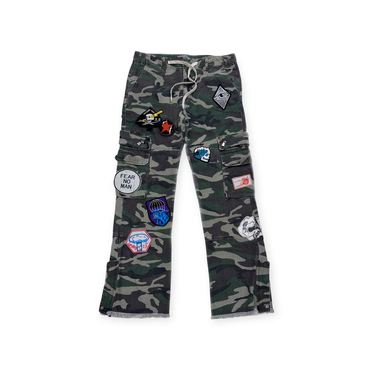 Godspeed Patchwork Flared Cargo Pants